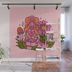 Bow Cowgirl Boot Wall Mural Gallery Image 1