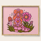 Bow Cowgirl Boot Serving Tray Gallery Image 1