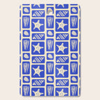 Vintage marine sea shell art pattern Cutting Board Gallery Image 1