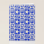 Vintage marine sea shell art pattern Stationery Card Gallery Image 2