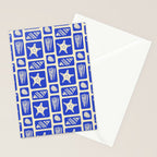 Vintage marine sea shell art pattern Stationery Card Gallery Image 2