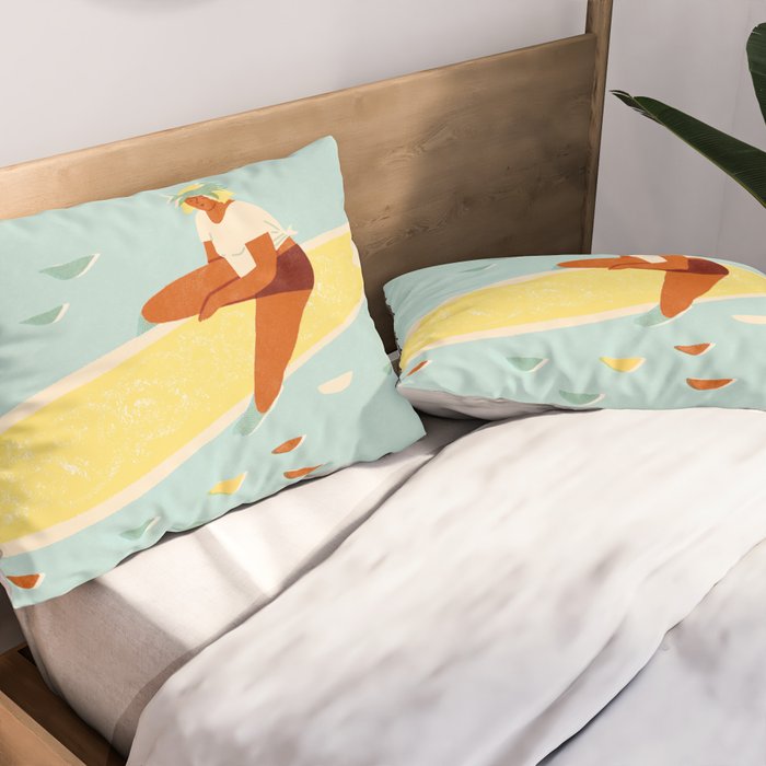 Aloha girl Pillow Sham Gallery Image 2