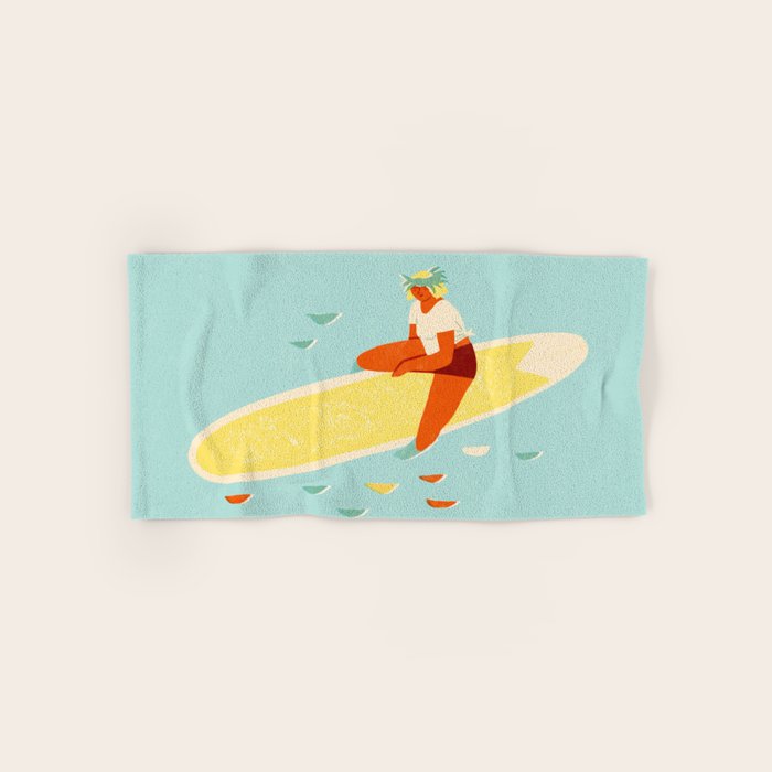 Aloha girl Bath Towel Gallery Image 1