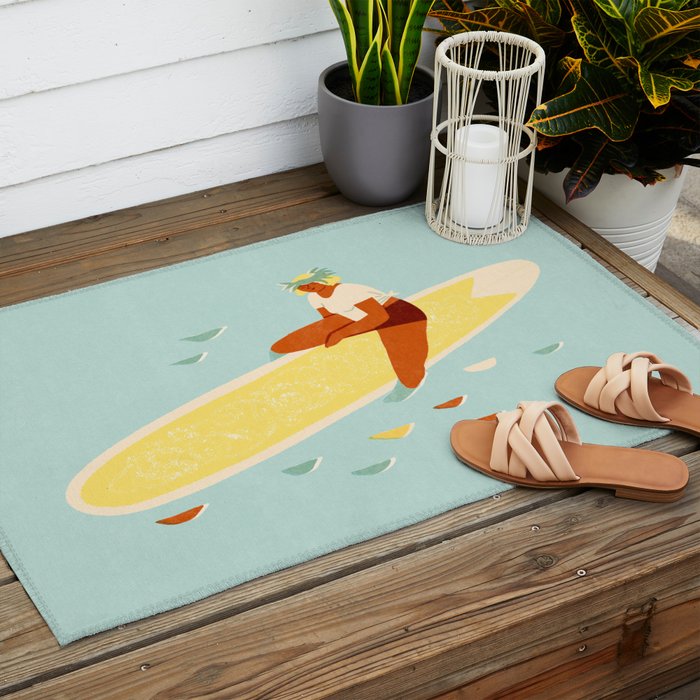 Aloha girl Outdoor Rug Gallery Image 2