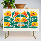Orioles & Golden Poppy: Les Fleurs | Flower Market 04 | Spring Summer 23 Credenza Gallery Image 1