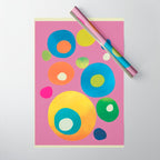 Mid-Century Abstract Balance 15 Wrapping Paper Gallery Image 1