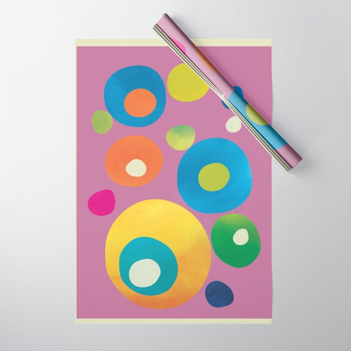 Mid-Century Abstract Balance 15 Wrapping Paper Gallery Image 1