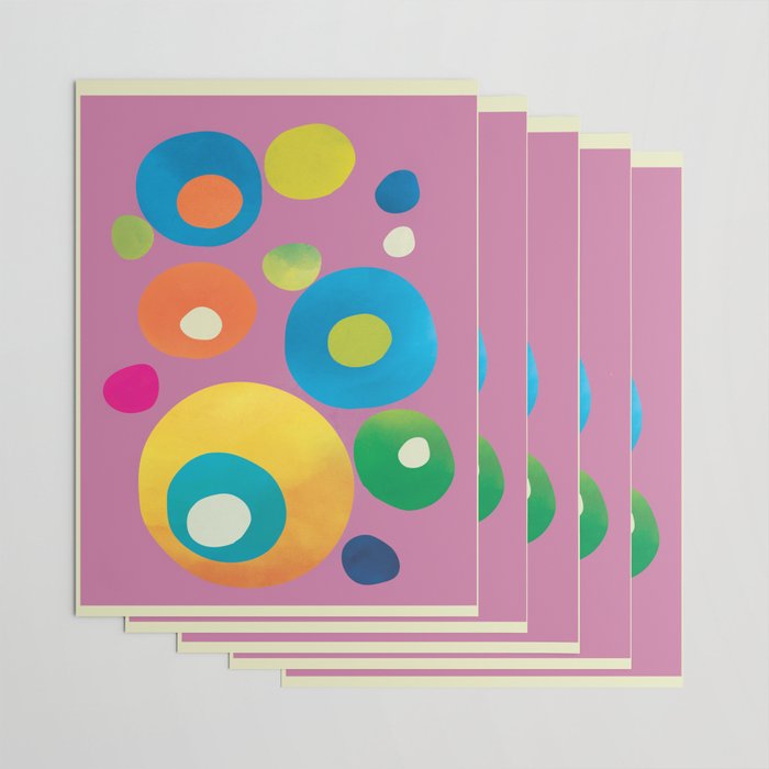 Mid-Century Abstract Balance 15 Wrapping Paper Gallery Image 3