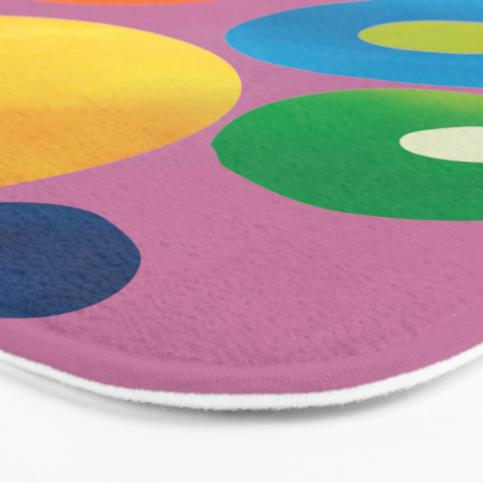 Mid-Century Abstract Balance 15 Bath Mat Gallery Image 3