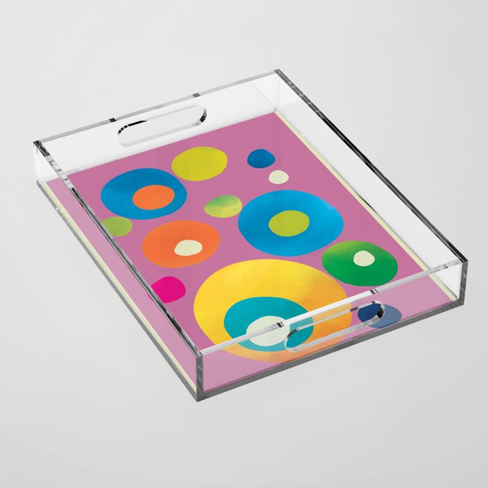 Mid-Century Abstract Balance 15 Acrylic Tray Gallery Image 1