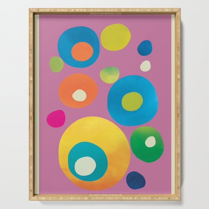 Mid-Century Abstract Balance 15 Serving Tray Gallery Image 1