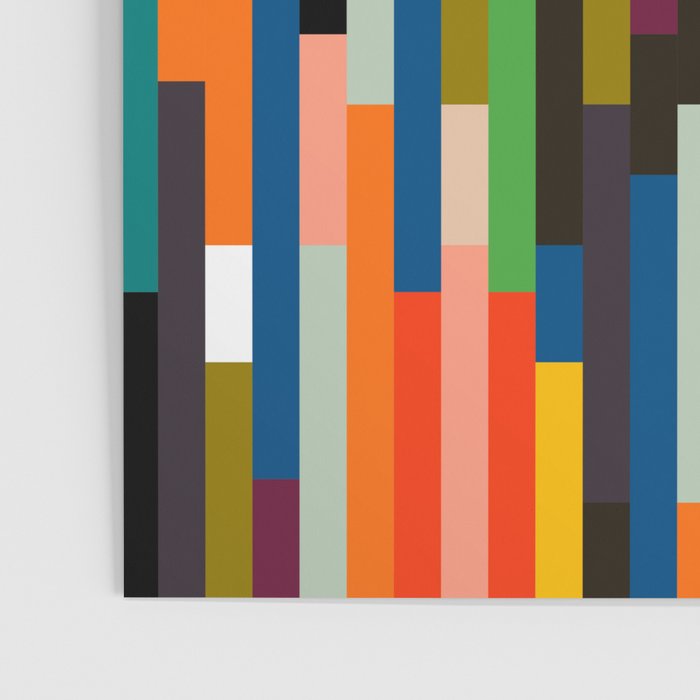 mid century stripes geometry retro Poster Gallery Image 3