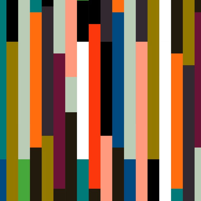 mid century stripes geometry retro Coffee Mug Gallery Image 2