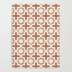 river stars - multi terracotta Poster Gallery Image 4