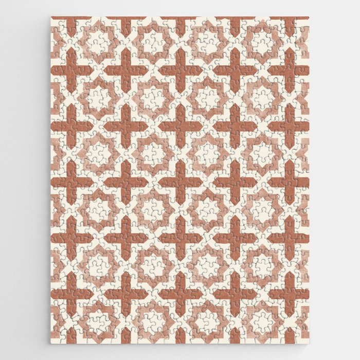 river stars - multi terracotta Jigsaw Puzzle Gallery Image 1