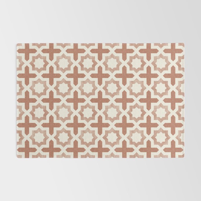 river stars - multi terracotta Rug Gallery Image 2