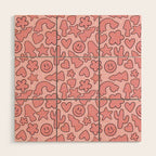Sprinkle Cookies Print Wood Wall Art Gallery Image 1