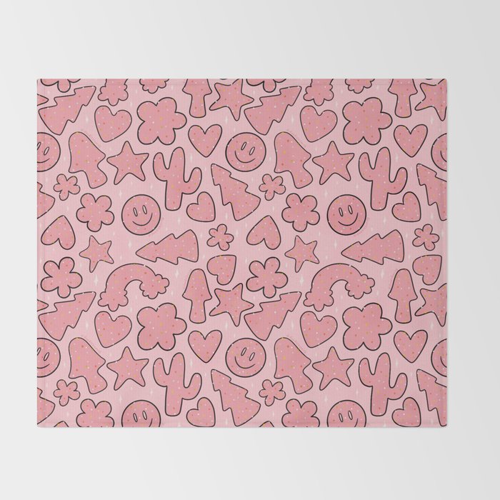 Sprinkle Cookies Print Throw Blanket Gallery Image 2