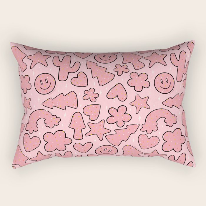 Sprinkle Cookies Print Rectangular Pillow Gallery Image 2