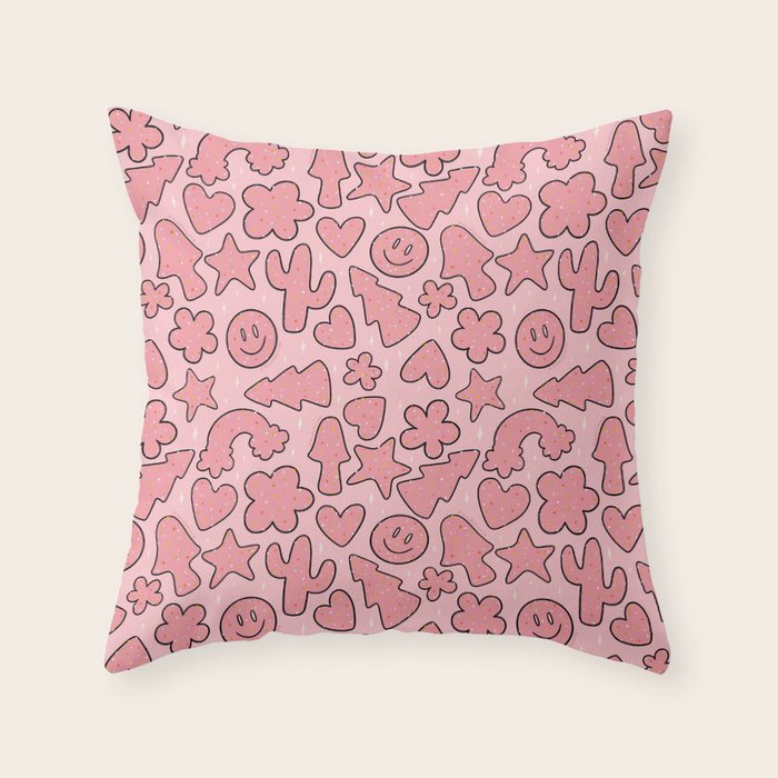 Sprinkle Cookies Print Throw Pillow Gallery Image 6