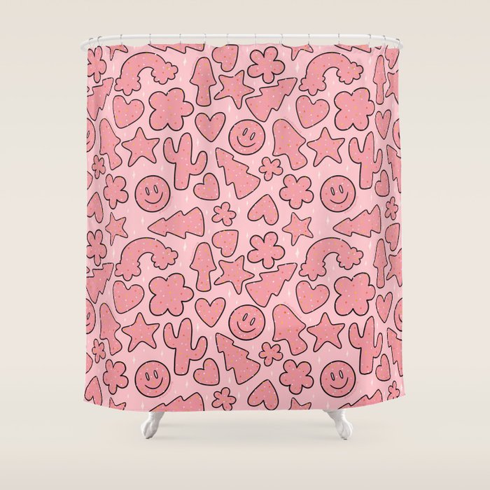 Sprinkle Cookies Print Shower Curtain Gallery Image 1