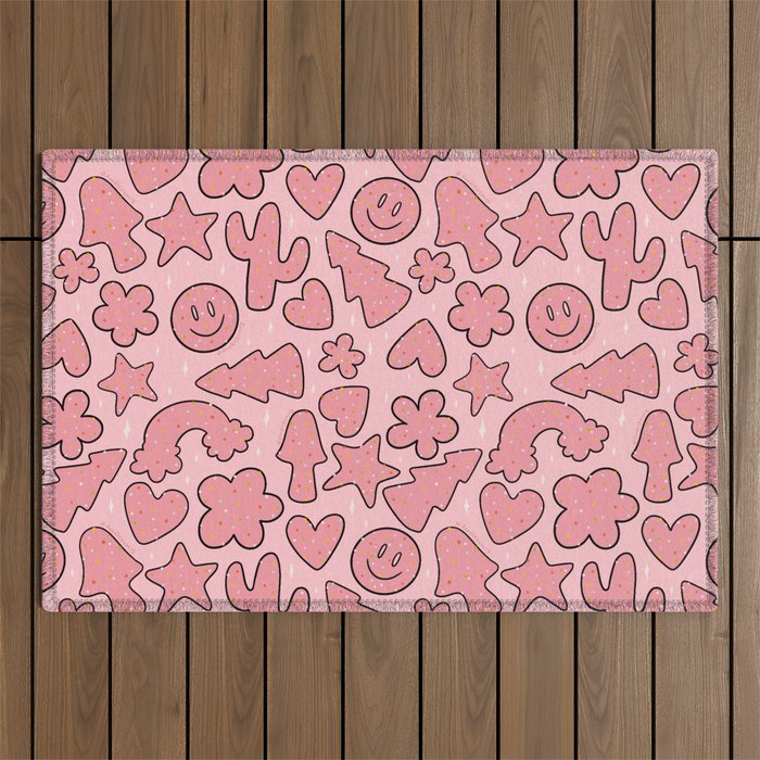 Sprinkle Cookies Print Outdoor Rug Gallery Image 1