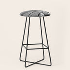 Gatorland Zoo alligator statue Route 1 St. Augustine, Florida everglades black and white photograph Stool Gallery Image 1
