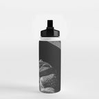 Gatorland Zoo alligator statue Route 1 St. Augustine, Florida everglades black and white photograph Water Bottle Gallery Image 2