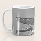 Gatorland Zoo alligator statue Route 1 St. Augustine, Florida everglades black and white photograph Coffee Mug Gallery Image 3