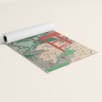 Spring Blossoms and Pond Ukiyo-e Japanese Art Yoga Mat Gallery Image 2