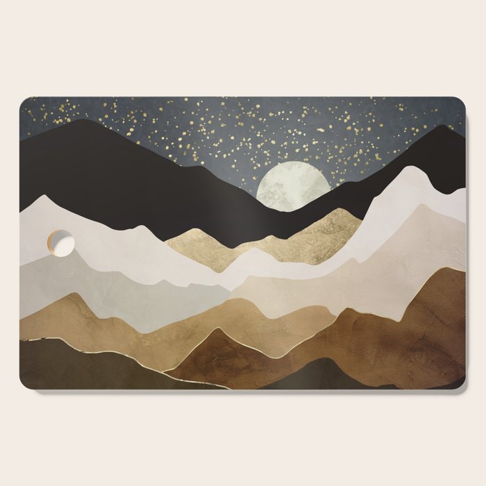 Golden Stars Cutting Board Gallery Image 1
