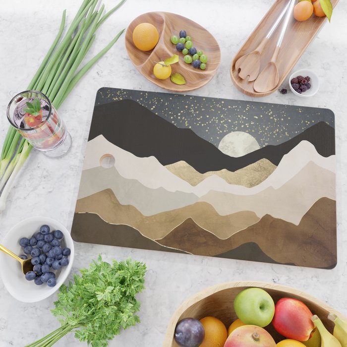 Golden Stars Cutting Board Gallery Image 2