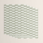 Fish Pattern in Sage Wrapping Paper Gallery Image 3