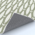 Fish Pattern in Sage Rug Gallery Image 4