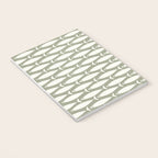 Fish Pattern in Sage Notebook Gallery Image 3