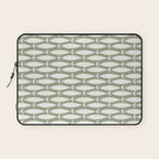 Fish Pattern in Sage Laptop Sleeve Gallery Image 1
