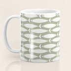Fish Pattern in Sage Coffee Mug Gallery Image 3