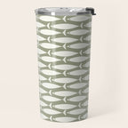 Fish Pattern in Sage Travel Mug Gallery Image 2