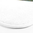 Elegant Stained Glass Art Deco Window With Marble And Gemstone Bath Mat Gallery Image 3