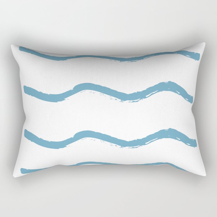 Summer Waves Rectangular Pillow Gallery Image 2