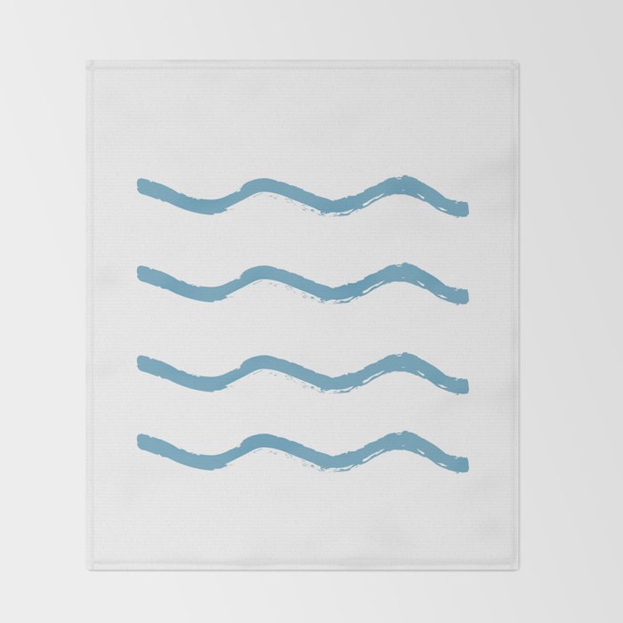 Summer Waves Throw Blanket Gallery Image 2