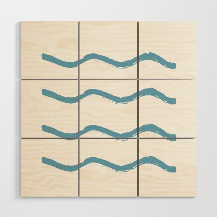 Summer Waves Wood Wall Art Gallery Image 1