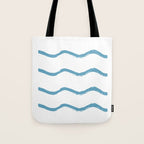 Summer Waves Tote Bag Gallery Image 1