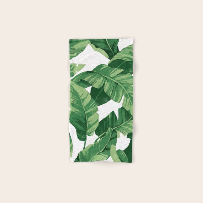 Tropical banana leaves IV Bath Towel Gallery Image 1