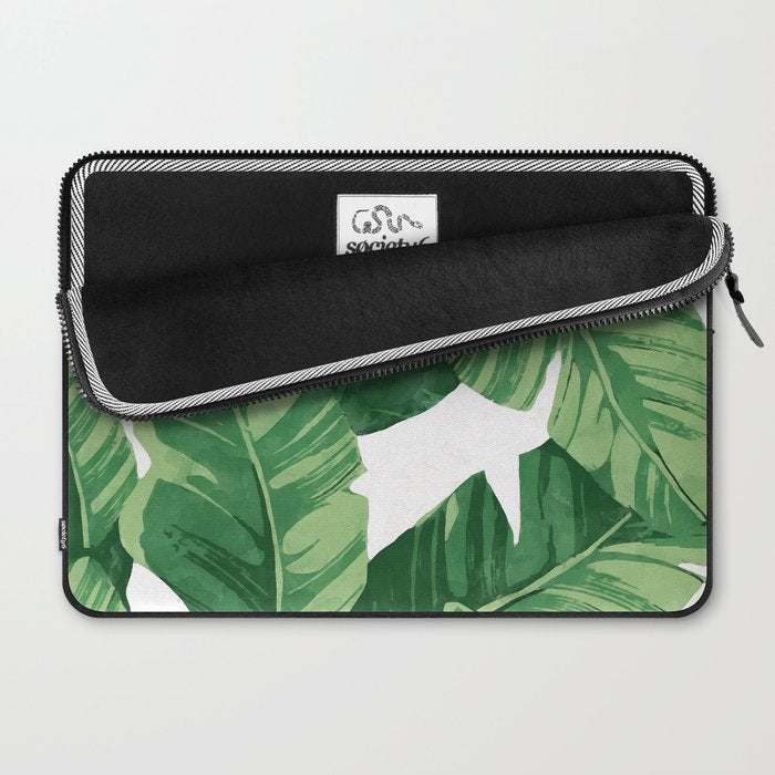 Tropical banana leaves IV Laptop Sleeve Gallery Image 2