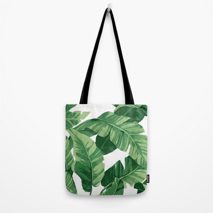 Tropical banana leaves IV Tote Bag Gallery Image 2