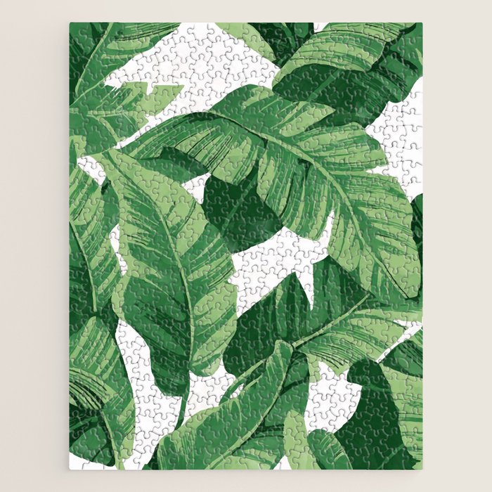 Tropical banana leaves IV Jigsaw Puzzle Gallery Image 1