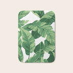 Tropical banana leaves IV Bath Mat Gallery Image 1