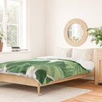 Tropical banana leaves IV Duvet Cover Gallery Image 2