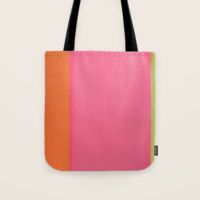 Walking to Work Abstract Painting Tote Bag Gallery Image 1